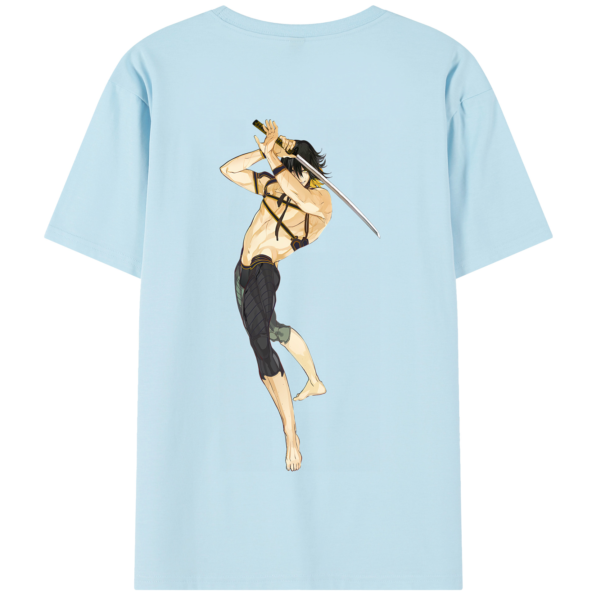 （画像用） 刀剣乱舞 Touken Ranbu 綿100％半袖Tシャツ（背面プリント）